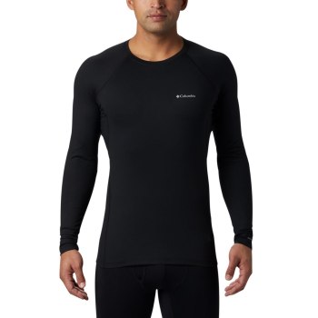 Columbia Muške Majice S Kapuljačom - Heavyweight Stretch Long Sleeve Crne | SBHA-34172